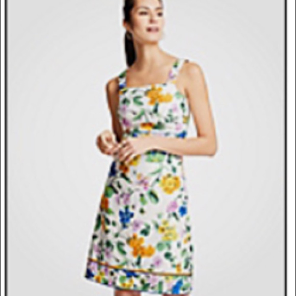 Vintage print dress